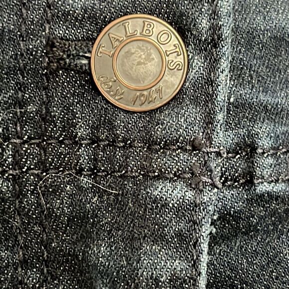 Talbots Denim Stretch Jean Skirt 4 Pocket Classic - Picture 2 of 7